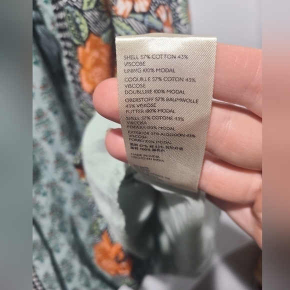 NWT Anthropologie Astrid Floral Tunic Mini Dress Size XS - Picture 2 of 6